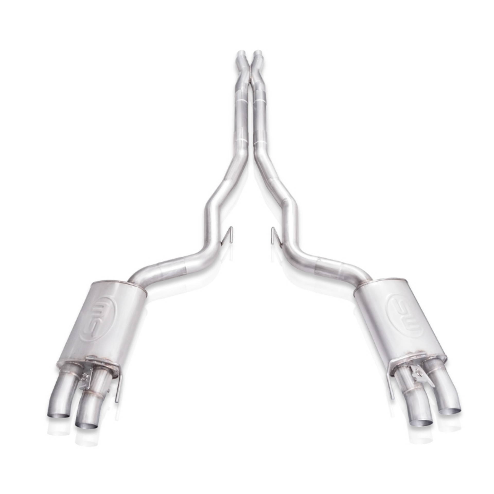 Picture of Stainless Works 2015+ Ford Shelby GT350 Legend Factory Connect X-Pipe Catback Exhaust w-Valves
