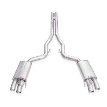 Picture of Stainless Works 2015+ Ford Shelby GT350 Legend Factory Connect H-Pipe Catback Exhaust w-Valves