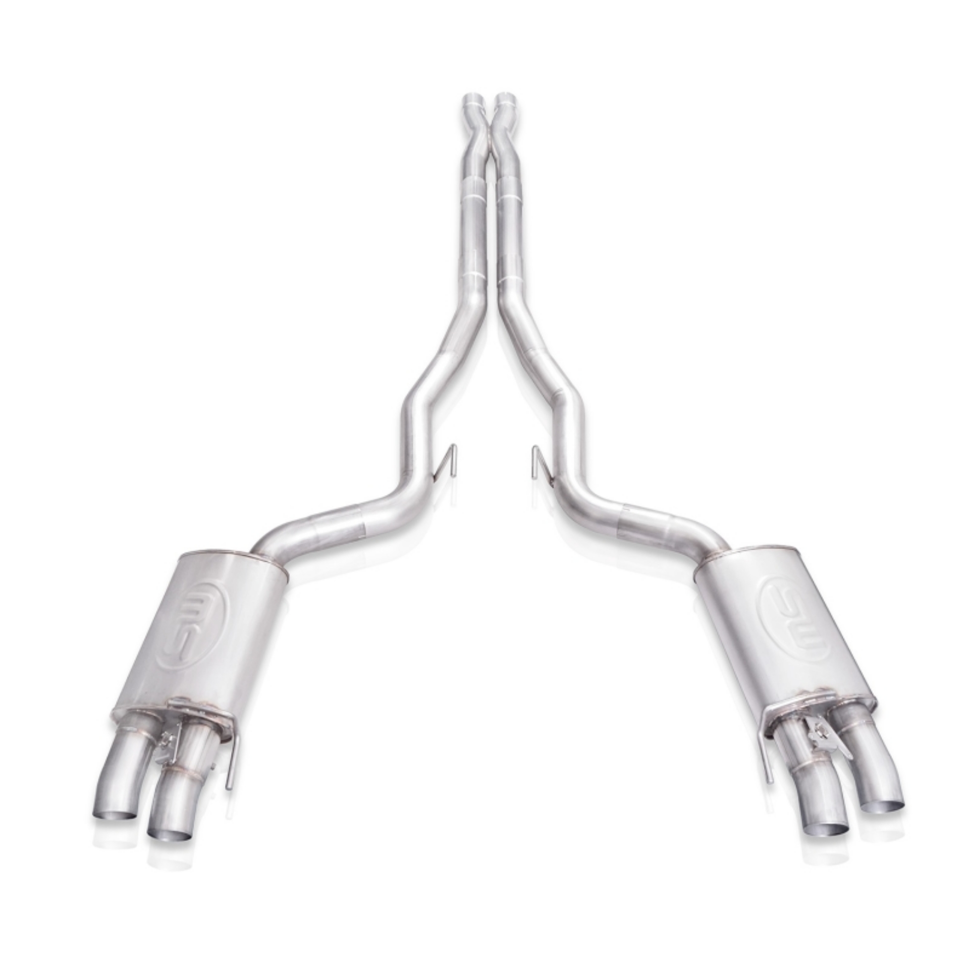 Picture of Stainless Works 2015+ Ford Shelby GT350 Legend Performance Connect X-Pipe Catback Exhaust w-Valves