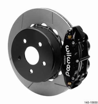Picture of Wilwood Superlite 4R Rear Brake Kit 14-00 Black 2018-Up Jeep JL w-Lines