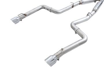 Picture of AWE Tuning 2015+ Dodge Charger 6-4L-6-2L Supercharged Track Edition Exhaust - Chrome Silver Tips