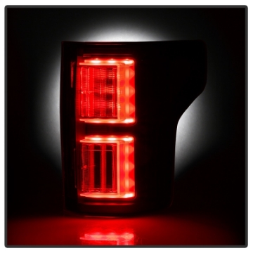 Picture of Spyder Ford F150 18-19 - Light Bar LED Tail Lights - All Black ALT-YD-FF15018-LED-BKV2