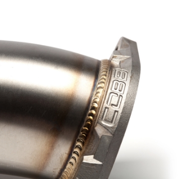 Picture of Cobb 08-15 Mitsubishi Evo X-09-15 Mitsubishi Ralliart 3in- 304 SS Downpipe