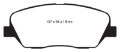 Picture of EBC 08-11 Kia Borrego 3-8 Yellowstuff Front Brake Pads