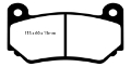 Picture of EBC 08-11 Lotus Exige 1-8 Supercharged 240 Yellowstuff Front Brake Pads