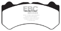 Picture of EBC 08-11 Nissan GT-R R35 3-8 Twin Turbo Cast Iron Rotors Bluestuff Front Brake Pads