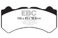 Picture of EBC 08-11 Nissan GT-R R35 3-8 Twin Turbo Cast Iron Rotors Yellowstuff Front Brake Pads