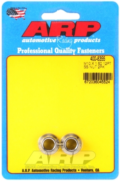 Picture of ARP M10 X 1-50 SS 12mm socket 12pt Nut Kit 2-pack