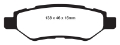 Picture of EBC 08-13 Cadillac CTS 3-0 Greenstuff Rear Brake Pads