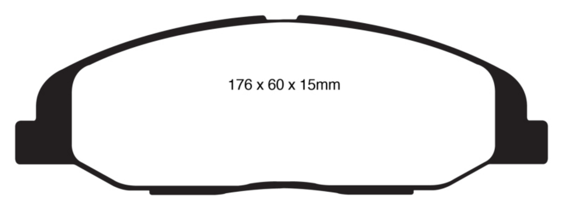 Picture of EBC 08-13 Cadillac CTS 3-0 Redstuff Front Brake Pads