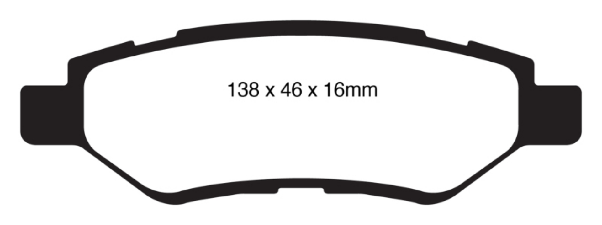Picture of EBC 08-13 Cadillac CTS 3-0 Redstuff Rear Brake Pads