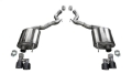 Picture of Corsa 2018-2023 Ford Mustang GT Convertible Sport Axle-Back Exhaust w- Black PVD 4in Tips