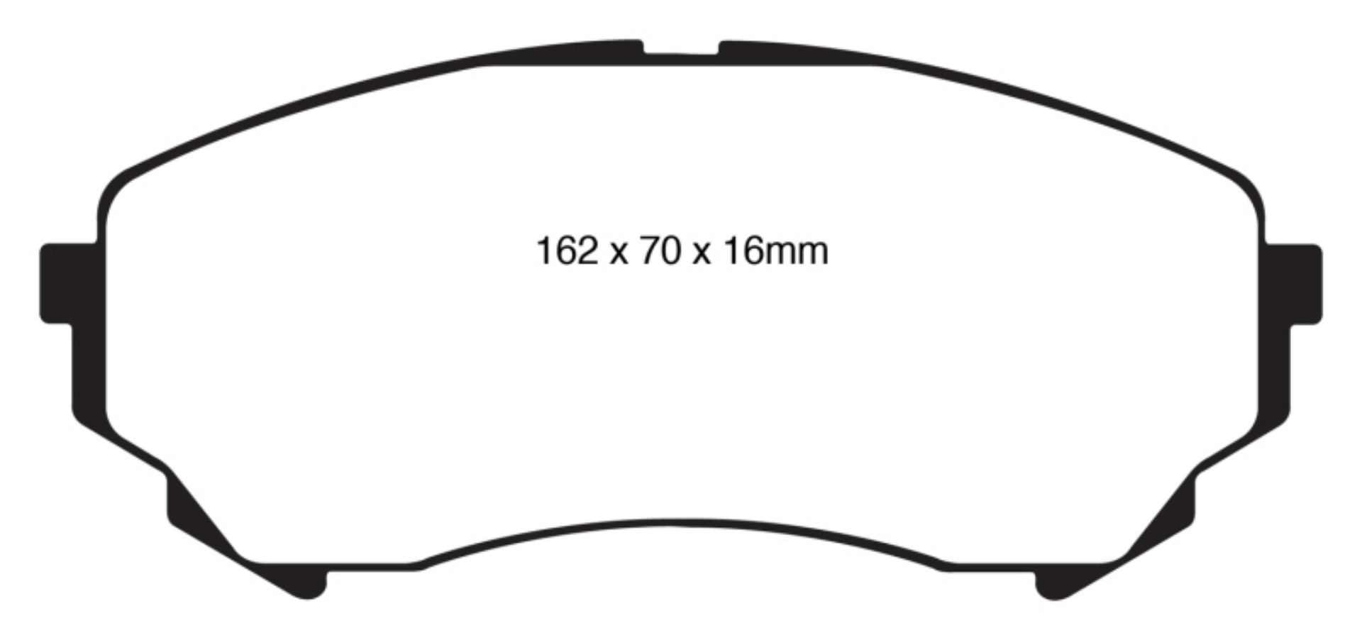 Picture of EBC 08-13 Cadillac CTS 3-6 315mm Rear Rotors Redstuff Front Brake Pads