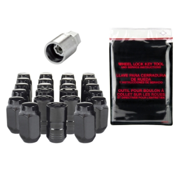 Picture of McGard SplineDrive Tuner 23-PC Jeep JL Install Kit w-Locks & Tool Cone M14X1-5 - 22m Hex - Black
