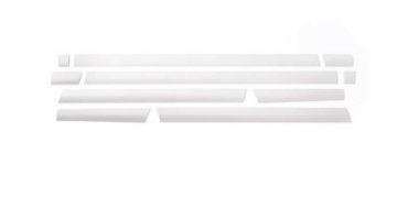 Picture of Putco 15-20 Ford F-150 Reg Cab 8ft Long Box 4-25in Tall - 10pcs Stainless Steel Rocker Panels