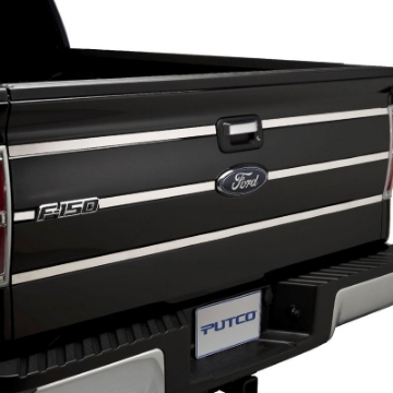 Picture of Putco 09-14 Ford F-150 - SS Tailgate Accent - 6pcs 3 Horizontal Lines Tailgate Accents