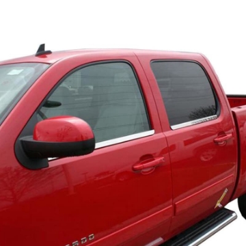 Picture of Putco 14-14 Chevrolet Silverado HD - Ext Cab - Stainless Steel Window Trim Accents
