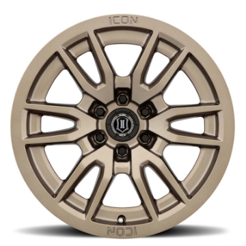 Picture of ICON Vector 6 17x8-5 6x5-5 25mm Offset 5-75in BS 93-1mm Bore Bronze Wheel