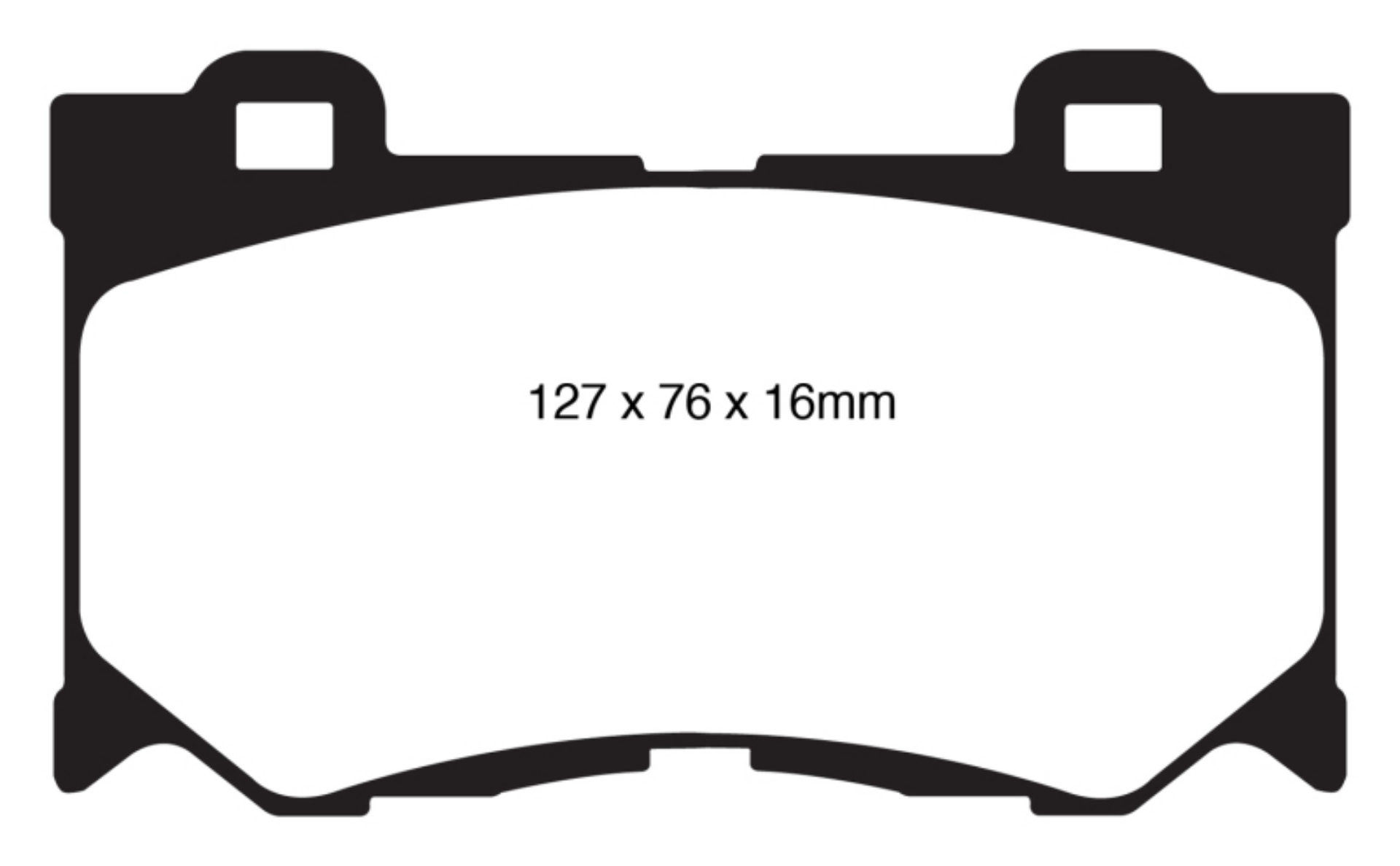 Picture of EBC 08-13 Infiniti FX50 5-0 Redstuff Front Brake Pads
