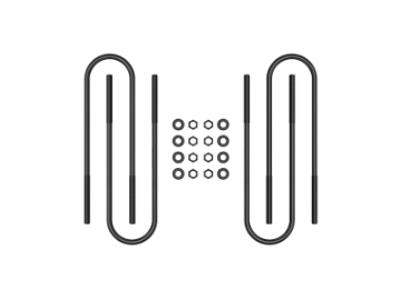 Picture of ICON 00-04 Ford F-250-F-350 Front Semi Round U-Bolt Kit
