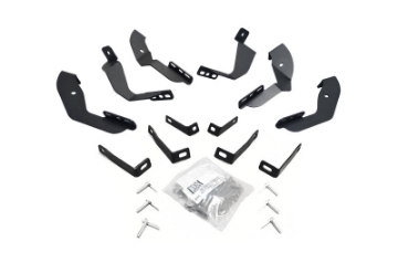Picture of Go Rhino 15-19 Chevrolet Silverado 2500HD-3500HD Brackets for OE Xtreme Cab Length SideSteps
