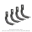 Picture of Go Rhino 19-20 Chevrolet Silverado 1500 Brackets for OE Xtreme Cab Length SideSteps