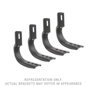 Picture of Go Rhino 19-20 Chevrolet Silverado 1500 Brackets for OE Xtreme Cab Length SideSteps