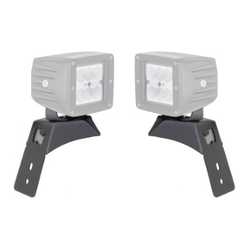 Picture of Go Rhino 18-20 Jeep Wrangler JL-JLU-Gladiator JT Light Mount - 3in Cube