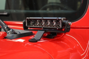 Picture of Go Rhino 18-20 Jeep Wrangler JL-JLU-Gladiator JT Light Mount - Two 6in Single Tow