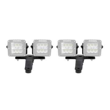 Picture of Go Rhino 18-20 Jeep Wrangler JL-JLU-Gladiator JT Light Mount - Two 3in Cubes