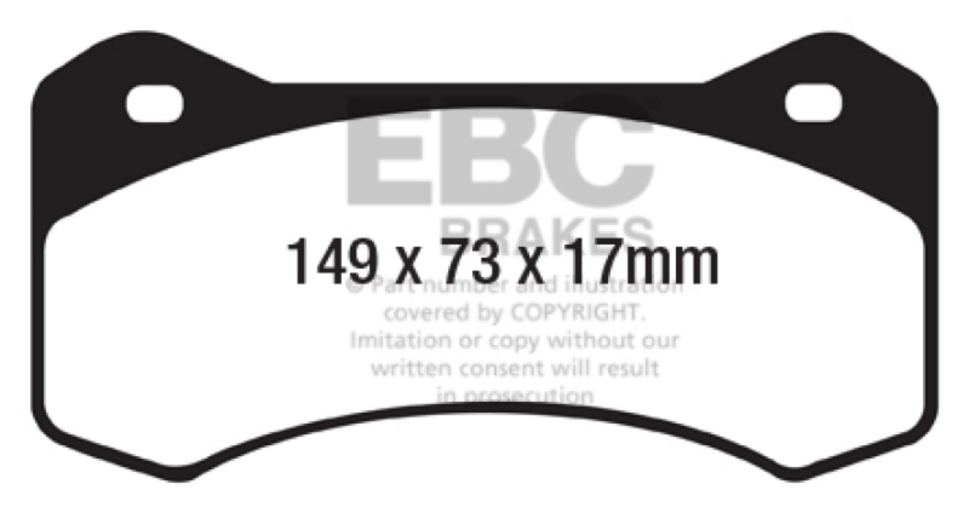 Picture of EBC Brakes Yellowstuff Performance Brake Pads