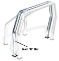 Picture of Go Rhino RHINO Bed Bar - Rear Main B bar - Stainless