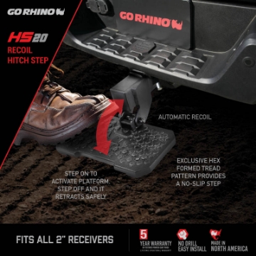 Picture of Go Rhino HS-20 Hitch Bumper Step