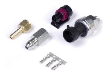 Picture of Haltech 7 Bar TI MAP Sensor 1-8 NPT w-Plug & Pins--4 AN & 5mm Hosetail Adaptors