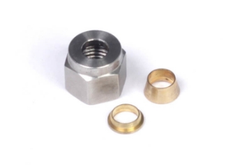 Picture of Haltech 1-4in Nut & Brass Ferrule