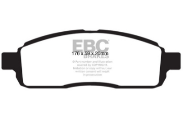 Picture of EBC 09 Ford F150 4-6 2WD 6 Lug Ultimax2 Front Brake Pads