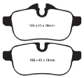 Picture of EBC 09+ BMW Z4 3-0 E89 Greenstuff Rear Brake Pads