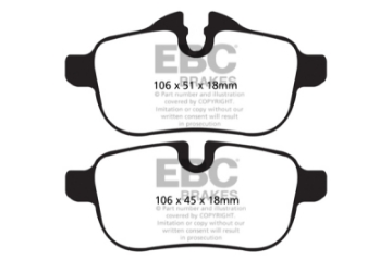 Picture of EBC 09+ BMW Z4 3-0 E89 Ultimax2 Rear Brake Pads