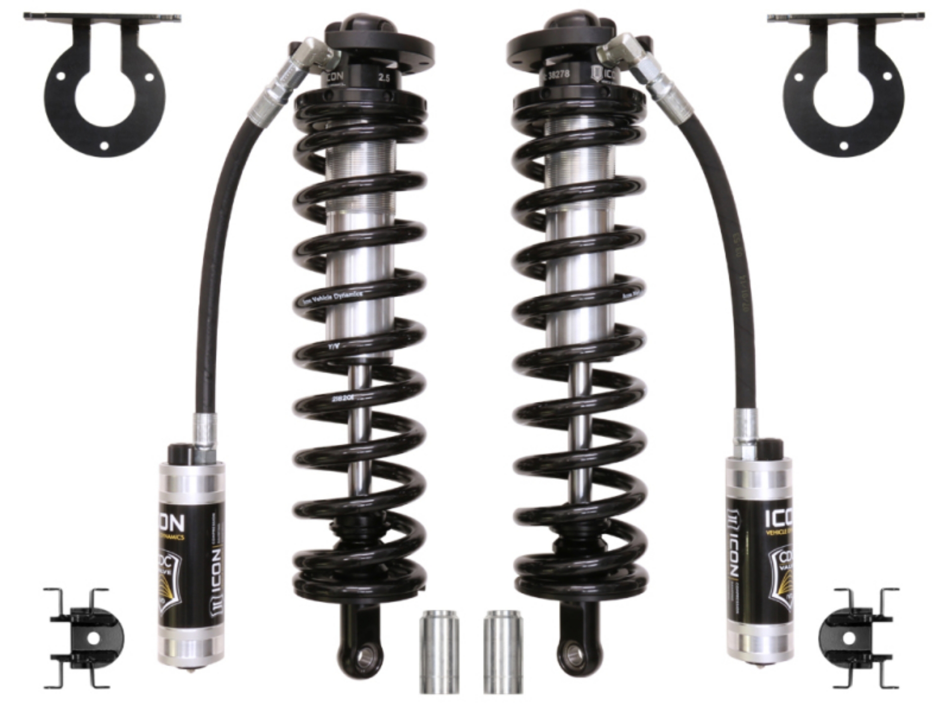 Picture of ICON 2005+ Ford F-250-F-350 Super Duty 4WD 4in 2-5 Series Shocks VS RR CDCV Bolt-In Conversion Kit