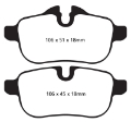 Picture of EBC 09+ BMW Z4 3-0 E89 Yellowstuff Rear Brake Pads