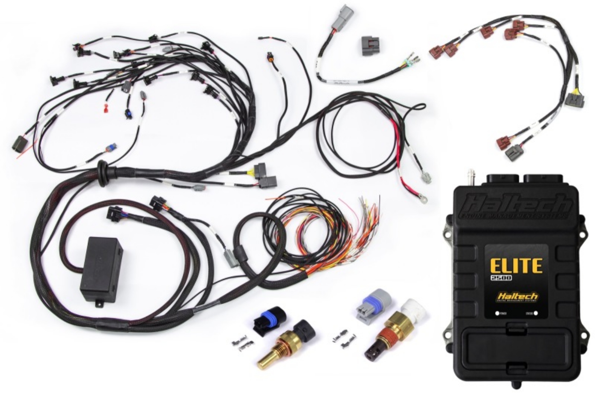 Picture of Haltech Elite 2500 Terminated Engine Harness ECU Kit w-Early Ignition
