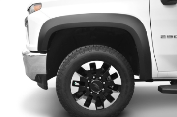 Picture of Bushwacker 2020 Chevrolet Silverado 2500 Extend-A-Fender Style Flares Front 2pc - Black