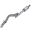 Picture of MBRP 18-20 Jeep Wrangler JL 2-5in Single Rear Exit Cat Back Exhaust - T304