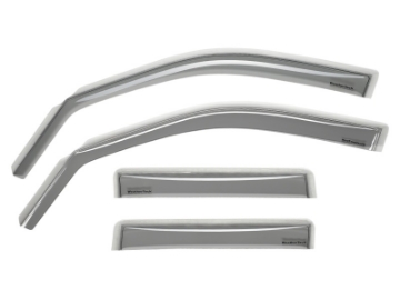 Picture of WeatherTech 2018+ Hyundai Kona Front and Rear Side Window Deflectors - Dark Smoke