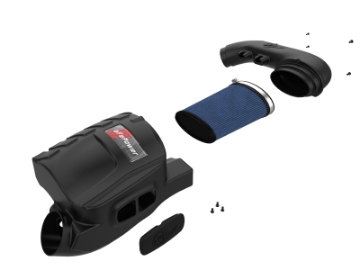 Picture of aFe Magnum Force Stage-2Si Cold Air Intake System w- Pro 5R Media BMW X5 F15 - X6 F16 14-19 3-0L