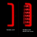Picture of ANZO 1987-1996 Ford F-150 LED Taillights Black Housing Smoke Lens Pair