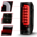 Picture of ANZO 1987-1996 Ford F-150 LED Taillights Black Housing Smoke Lens Pair