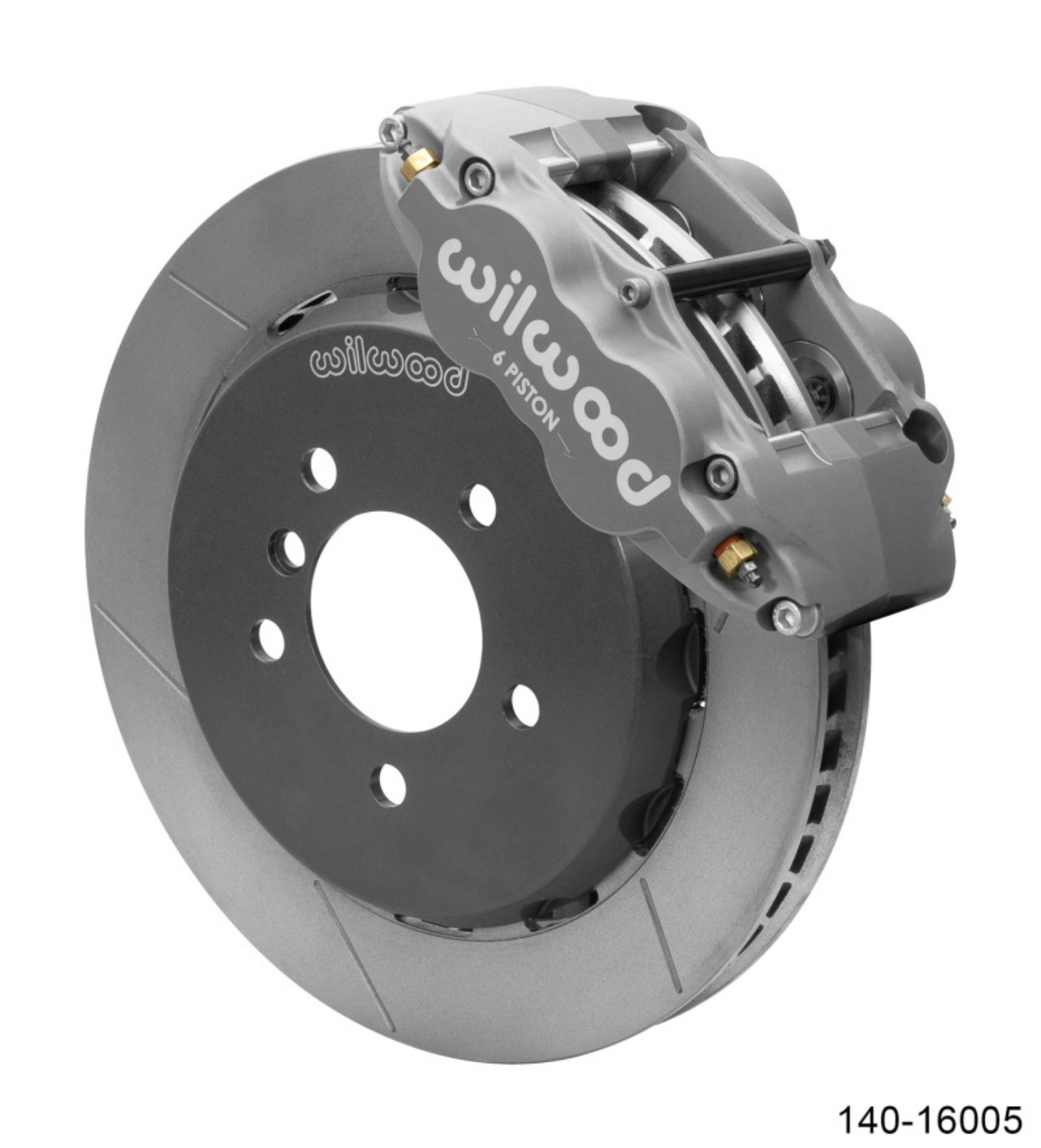 Picture of Wilwood 95-99 E36 M3 BMW Forged Narrow Superlite 6R Front Big Brake - Gray