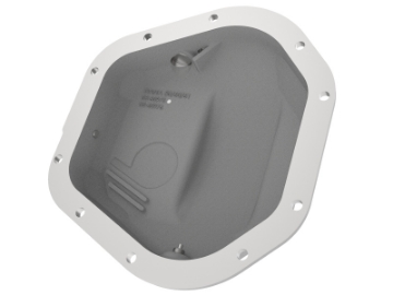 Picture of aFe Street Series Dana 60 Front Differential Cover Raw w- Machined Fins 17-20 Ford Trucks Dana 60