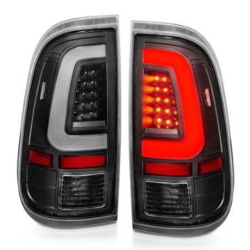 Picture of ANZO 2008-2016 Ford F-250 LED Taillights Black Housing Clear Lens Pair